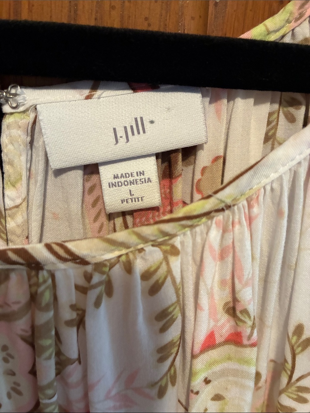 J. Jill Paisley Midi Dress Size L - Picture 2 of 6